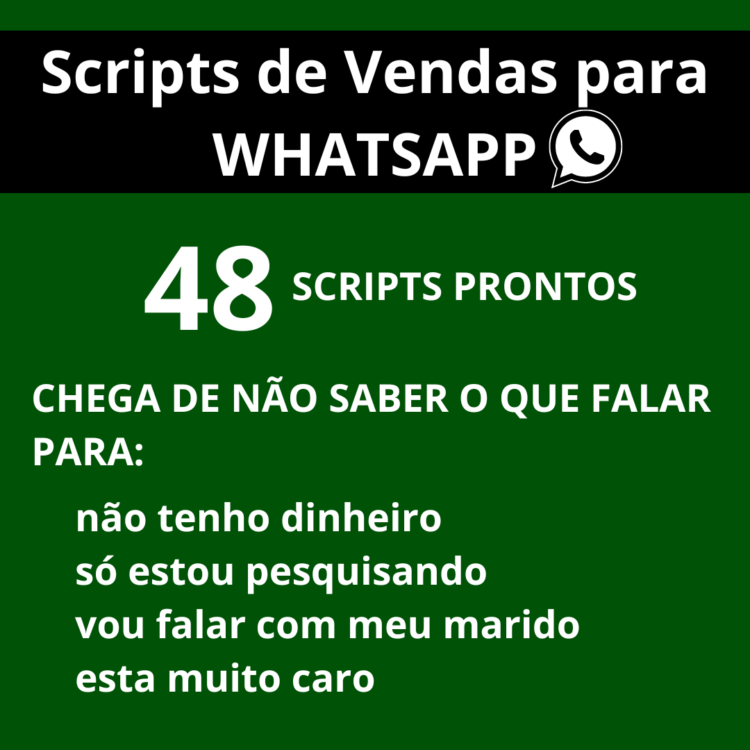 48 Scripts de Vendas para WhatsApp